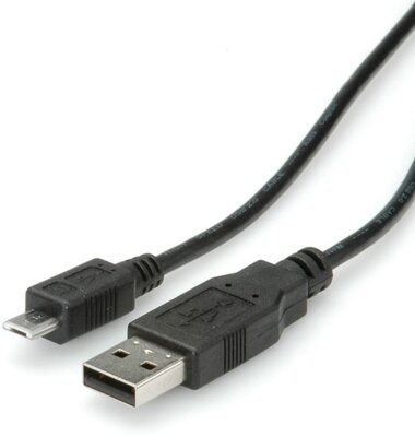 ROLINE Kábel USB 2.0 A - Micro USB B 3m