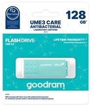 GOODRAM Pendrive 128GB, UME3 CARE USB 3.1, (Antibakteriális ház)