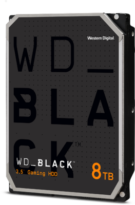 Western Digital 8TB 7200rpm Black 128MB 3.5" SATA3 - WD8002FZWX