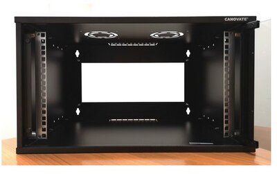 CANOVATE Faliszekrény 12U 545x400mm mély 19" lapraszerelt