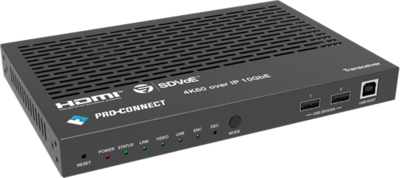 PROCONNECT Extender HDMI 2.0b, Over IP, Transceiver, 4K60 4:4:4, Loop-out