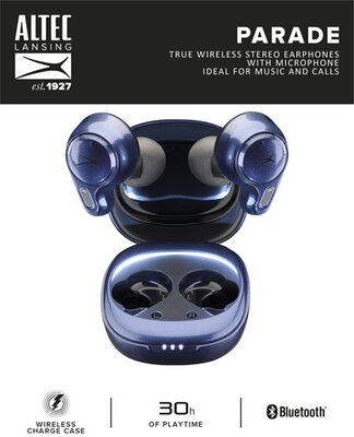 ALTEC LANSING PARADE TWS Vezeték nélküli bluetooth fülhallgató, kék
