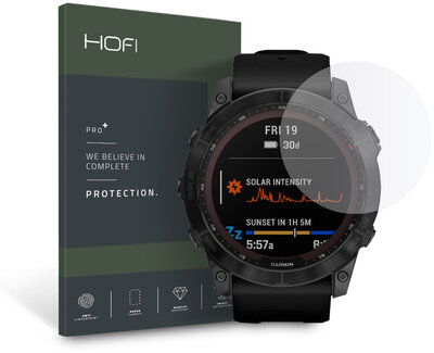 HOFI Glass Pro+ üveg képernyővédő fólia - Garmin Fenix 6X / 6X Pro / 7X - clear