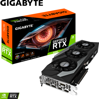 Gigabyte GeForce RTX 3080 12GB GDDR6X Gaming OC 12G 2xHDMI 3xDP - GV-N3080GAMING OC-12GD