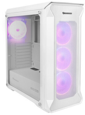 Genesis Irid 505 ARGB Midi Tower PC ház fehér