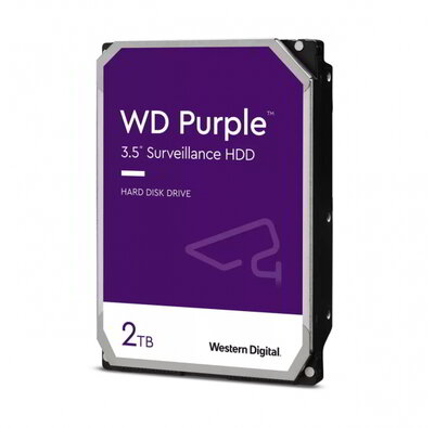 Western Digital 2TB Purple 5400rpm 256MB SATA3 3.5" HDD - WD22PURZ (biztonságtechnikai rögzítőkbe is)
