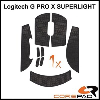 Corepad Logitech G PRO X SUPERLIGHT Soft Grips fekete