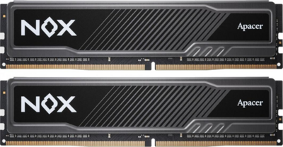 Apacer 16GB 3200MHz DDR4 NOX Kit 2x8GB KIT CL16 1.35V hűtőbordás - AH4U16G32C28YMBAA-2