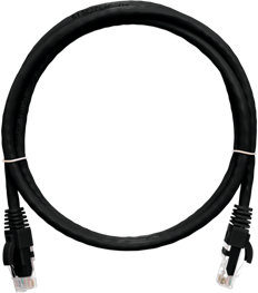 NIKOMAX Patch kábel UTP, CAT6, PVC, 1m, fekete