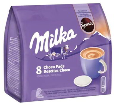 Douwe Egberts Senseo Cappuccino Milka 8 db forró csokoládé párna