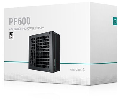 DeepCool 600W - PF600 (80 Plus, Aktív PFC, 12cm ) - R-PF600D-HA0B-EU