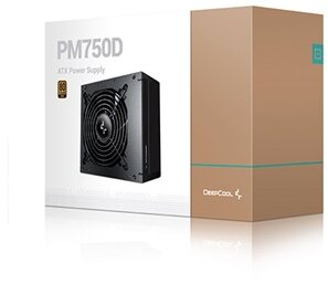 DeepCool 750W - PM750D (80 Plus Gold, Aktív PFC, 12cm ) - R-PM750D-FA0B-EU