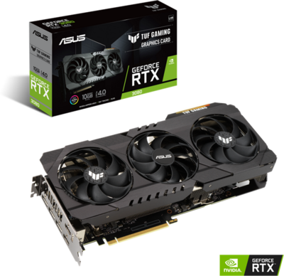 Asus GeForce RTX 3080 10GB GDDR6X TUF Gaming LHR 2xHDMI 3xDP - TUF-RTX3080-10G-V2-GAMING