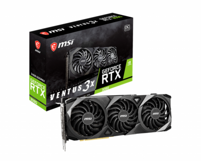 MSI GeForce RTX 3090 24GB GDDR6X VENTUS 3X 24G OC HDMI 3xDP - RTX 3090 VENTUS 3X 24G OC