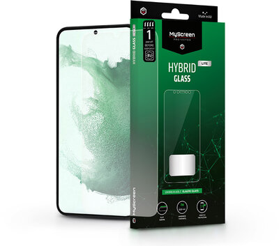 Samsung S906 Galaxy S22+ 5G rugalmas üveg képernyővédő fólia - MyScreen Protector Hybrid Glass Lite - transparent