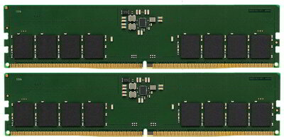 Kingston 16GB 4800MHz DDR5 Non-ECC CL40 DIMM Kit 2x8GB 1Rx16 - KVR48U40BS6K2-16