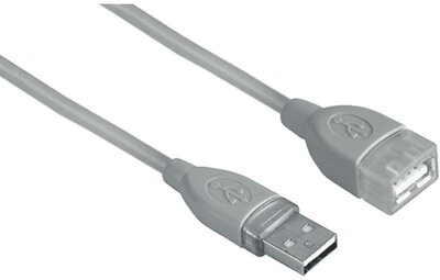 Prolunga 0,8m USB3.0 A-A hosszabitó kábel, szürke