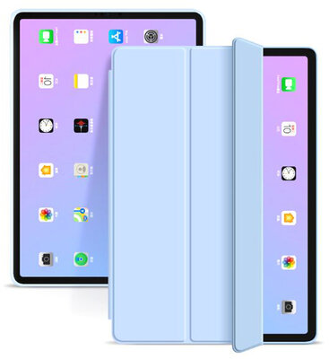 Apple iPad Air 4 (2020)/iPad Air 5 (2022) 10.9 védőtok (Smart Case) on/off funkcióval - sky blue (ECO csomagolás)