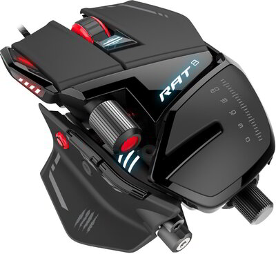 Mad Catz R.A.T. 8 Gaming Egér - Fekete