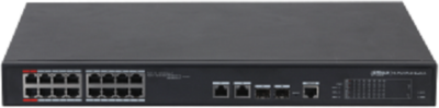 Dahua PFS4218-16ET-240-V3 16x 10/100(HighPoE(1,2)/PoE/PoE+ 240W)+2x gigabit/ SFP combo uplink menedzselhető PoE switch