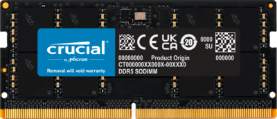 Crucial 32GB 4800MHz DDR5 SO-DIMM CL40 1,1V - CT32G48C40S5