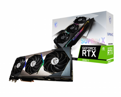 MSI GeForce RTX 3090Ti 24GB GDDR6X SUPRIM X 24G HDMI 3xDP - RTX 3090 TI SUPRIM X 24G