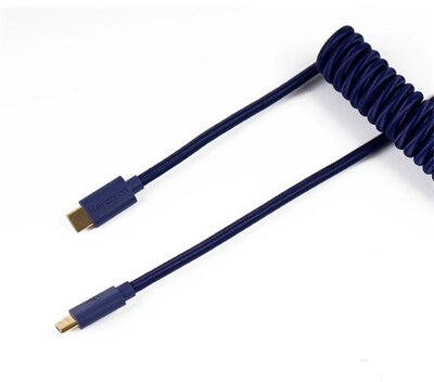 Keychron Coiled Type-C Cable -Blue