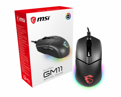 MSI Clutch GM11 USB Optical GAMING Mouse, Fehér