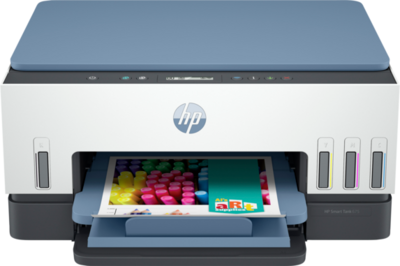 HP Tintasugaras MFP NY/M/S Smart Tank 675 tintatartályos multifunkciós nyomtató, USB/Wlan A4 12lap/perc(ISO), kék