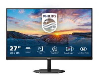 Philips 27" 27E1N3300A/00 - IPS panel 1920x1080 16:9 75Hz 4ms 1000:1 300cd speaker HDMI USB HUB USB-C