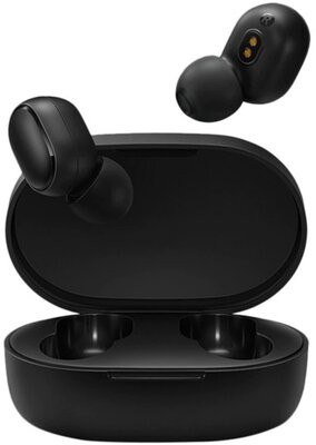 XIAOMI AirDots / EarBuds Basic 2S bluetooth fülhallgató SZTEREO (v5.0, TWS, extra mini + töltőtok) FEKETE