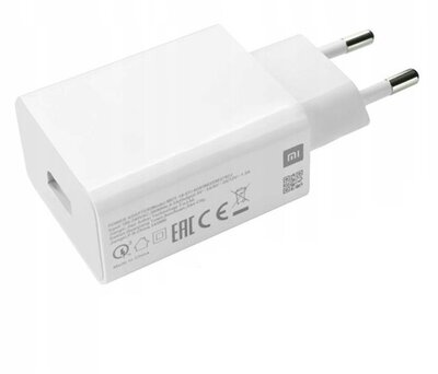 XIAOMI hálózati töltő USB aljzat (5V / 3000 mA, 15W, gyorstöltés támogatás) FEHÉR