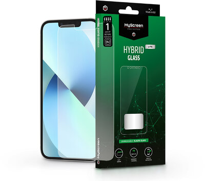 Apple iPhone 13/13 Pro rugalmas üveg képernyővédő fólia - MyScreen Protector Hybrid Glass Lite - transparent