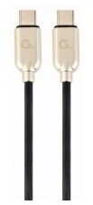 GEMBIRD Kábel USB 2.0 - Type C, PD, 60W, 1 m, fekete