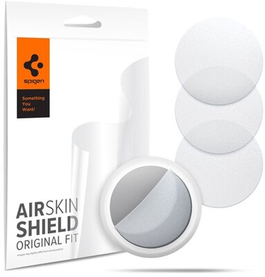 SPIGEN AIR SKIN védő fólia 4 db (első és hátsó) Apple AirTag ÁTLÁTSZÓ