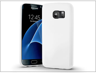Haffner Samsung G930F Galaxy S7 szilikon hátlap Fehér