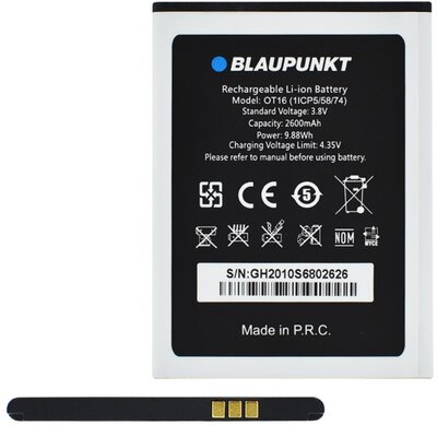 Akku 2600 mAh LI-ION - Blaupunkt OT16