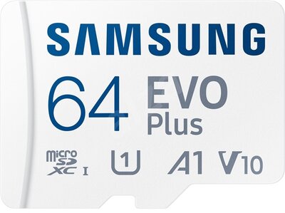 Samsung MicroSD kártya - 64GB MB-MJ64KA/EU (PRO Endurance, Class10, R100/W30, adapter, 64GB)