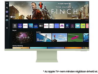 Samsung 32" LS32BM80GUUXEN - UHD Monitor Smart TV funkcióval, zöld