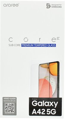 Samsung Galaxy A42 Designed for SAMSUNG képernyővédő üveg (karcálló, 0.33mm, 9H, NEM íves) ÁTLÁTSZÓ