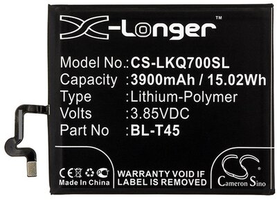 LG K50 CAMERON SINO akku 3900 mAh Li-Polymer (belső akku, beépítése szakértelmet igényel, BL-T45, EAC64578501 kompatibilis)