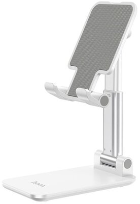 HOCO PH29A asztali tartó (állvány, magasság állítás, alumínium, 65 x 110 x 165 mm) FEHÉR