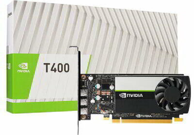 PNY NVIDIA Quadro T400 4GB/64bit 384 CUDA PCIe 3.0 x16, 3xmDP, LP, ATX br, 3 ÉV