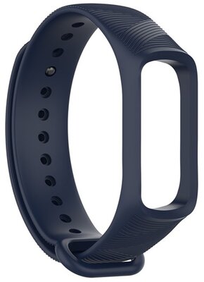 Kompatibilis Samsung Galaxy Fit E Sport pótszíj (szilikon, állítható) SÖTÉTKÉK