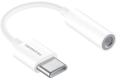 HUAWEI audió adapter (Type-C - 3.5mm jack aljzat) FEHÉR