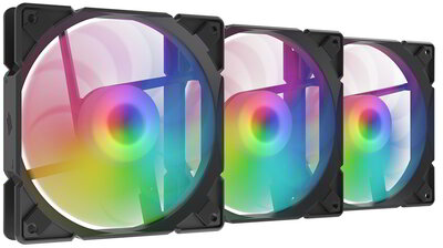 SilentiumPC 120mm Stella HP ARGB 120 PWM Kit ház hűtőventilátor