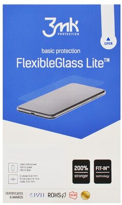 Xiaomi Poco M4 Pro 4G 3MK FLEXIBLE GLASS LITE képernyővédő üveg (2.5D, flexibilis, lekerekített szél, ultravékony, 0.1mm, 6H) ÁTLÁTSZÓ