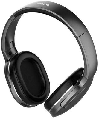 BASEUS ENCOK D02 Pro bluetooth fejhallgató SZTEREO (v5.1, mikrofon, zajszűrő, összehajtható + 3.5mm jack kábel) FEKETE