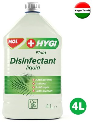 MOL Hygi Fluid alkoholos kéz tisztító folyadék (fertőtlenítő, 4000 ml)