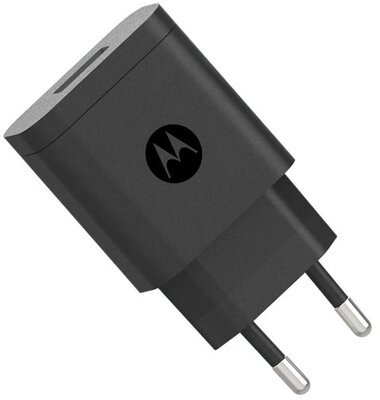 MOTOROLA hálózati töltő USB aljzat (5V / 2000mA, 10W, gyorstöltés támogatás) FEKETE